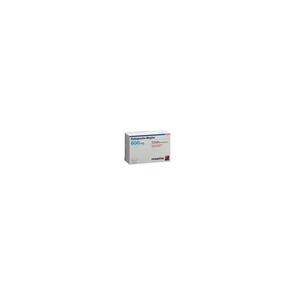 GABAPENTIN Mepha Lactab 600 mg 50 Stk