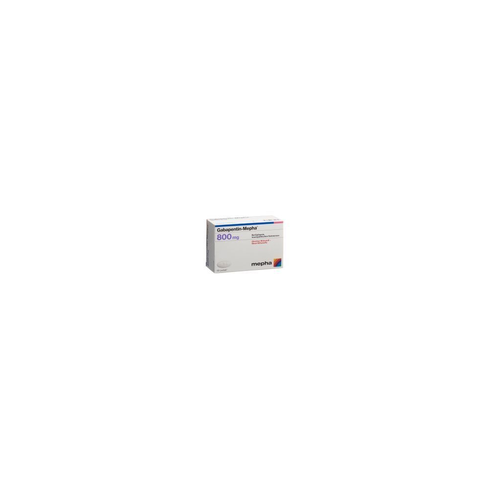 GABAPENTIN Mepha Lactab 800 mg 50 Stk