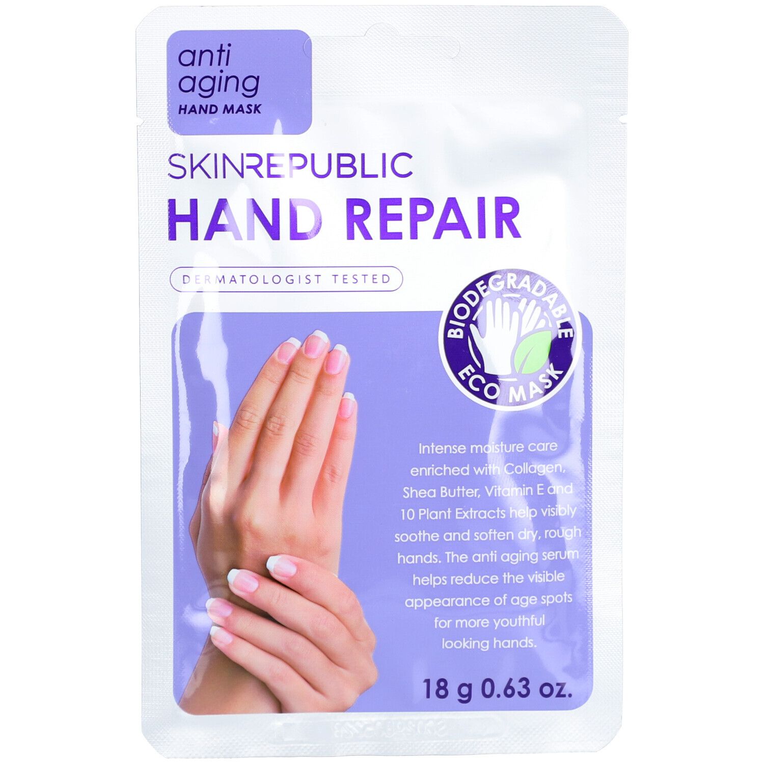SKIN REPUBLIC Hand Repair - Intensive Anti-Aging Feuchtigkeitsmaske für die Hände