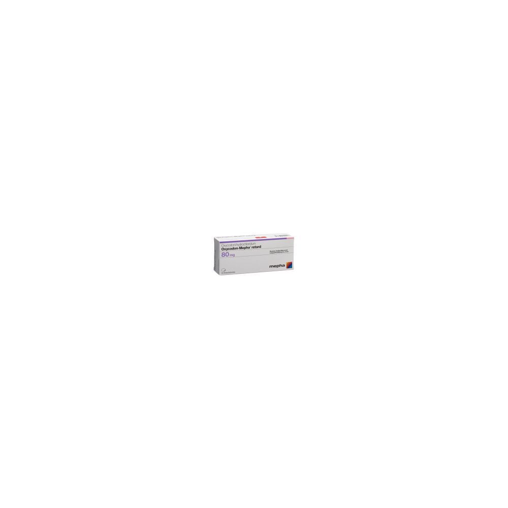 OXYCODON Mepha Ret Tabl 80 mg 60 Stk