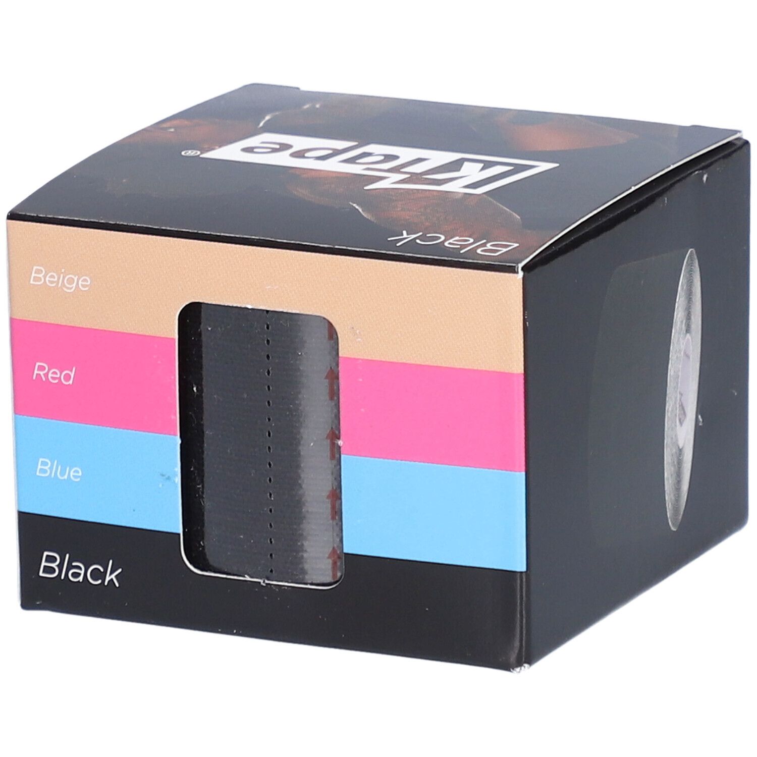 K-TAPE Bande élastique 5cm x 5 m Noir