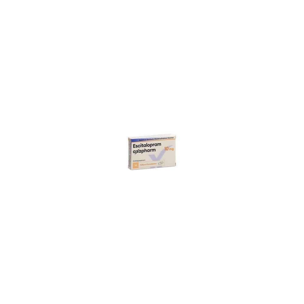 ESCITALOPRAM axapharm Filmtabl 10 mg 14 Stk