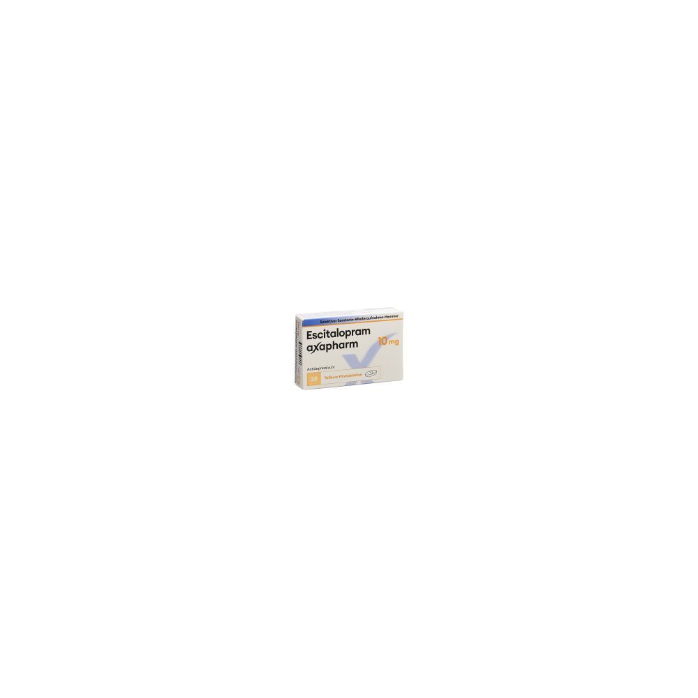 ESCITALOPRAM axapharm Filmtabl 10 mg 28 Stk