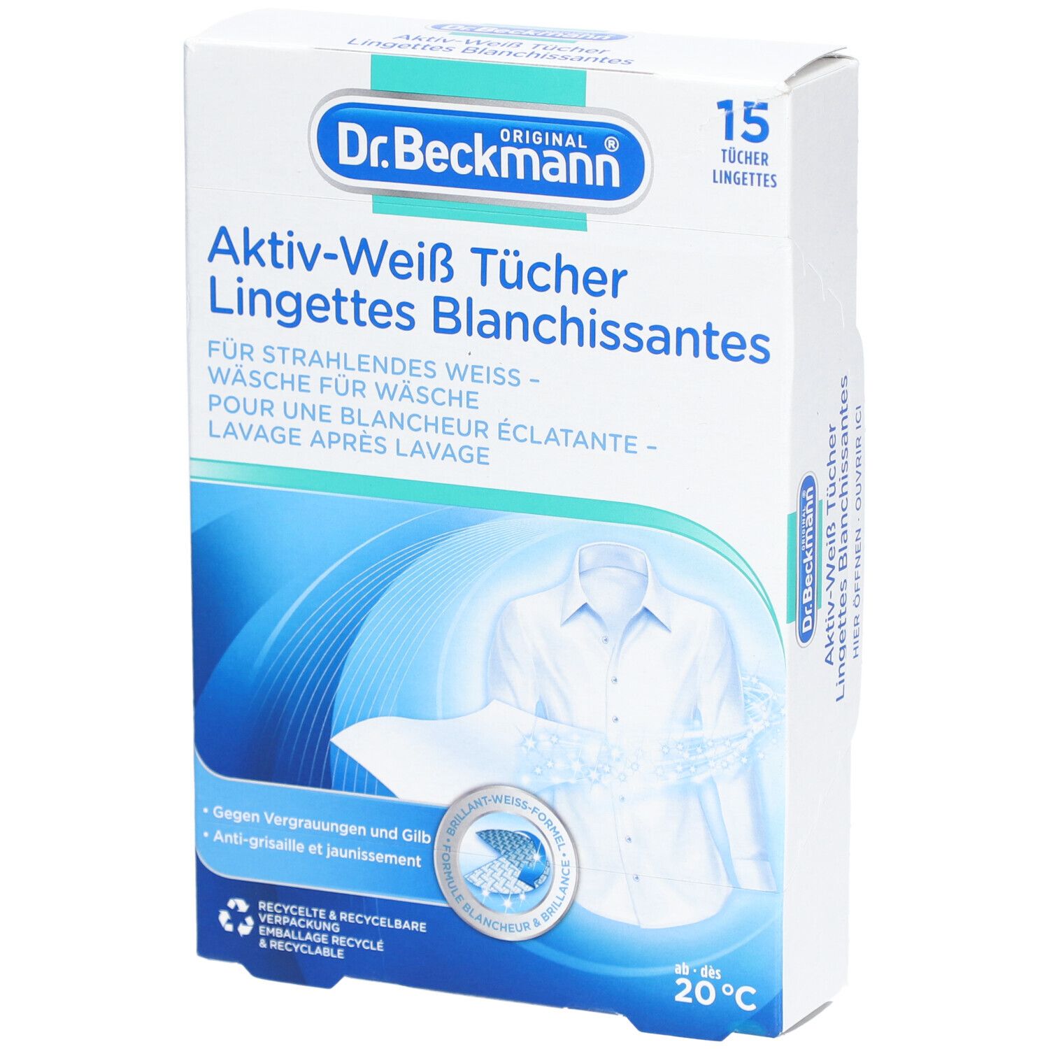 DR BECKMANN Lingettes blanchissantes