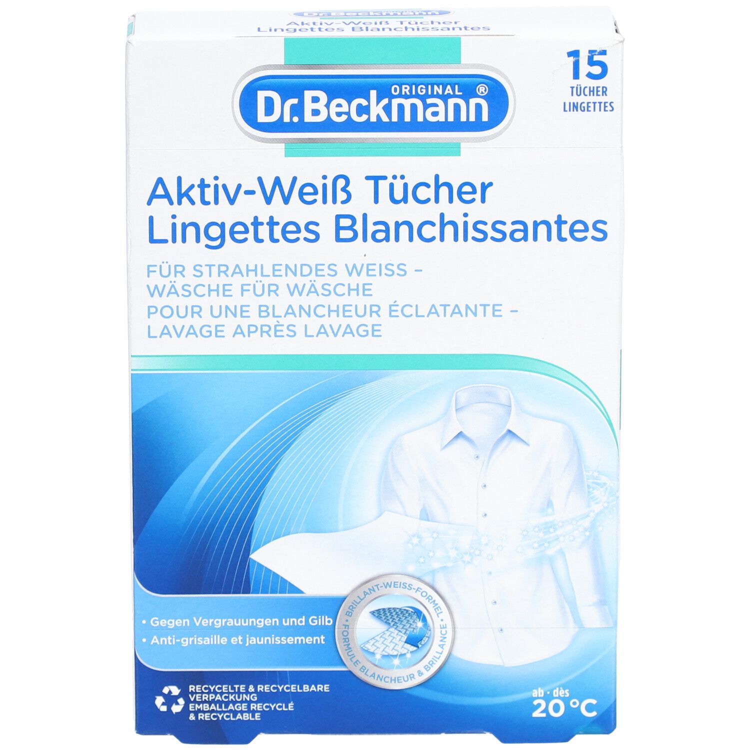 DR BECKMANN Lingettes blanchissantes