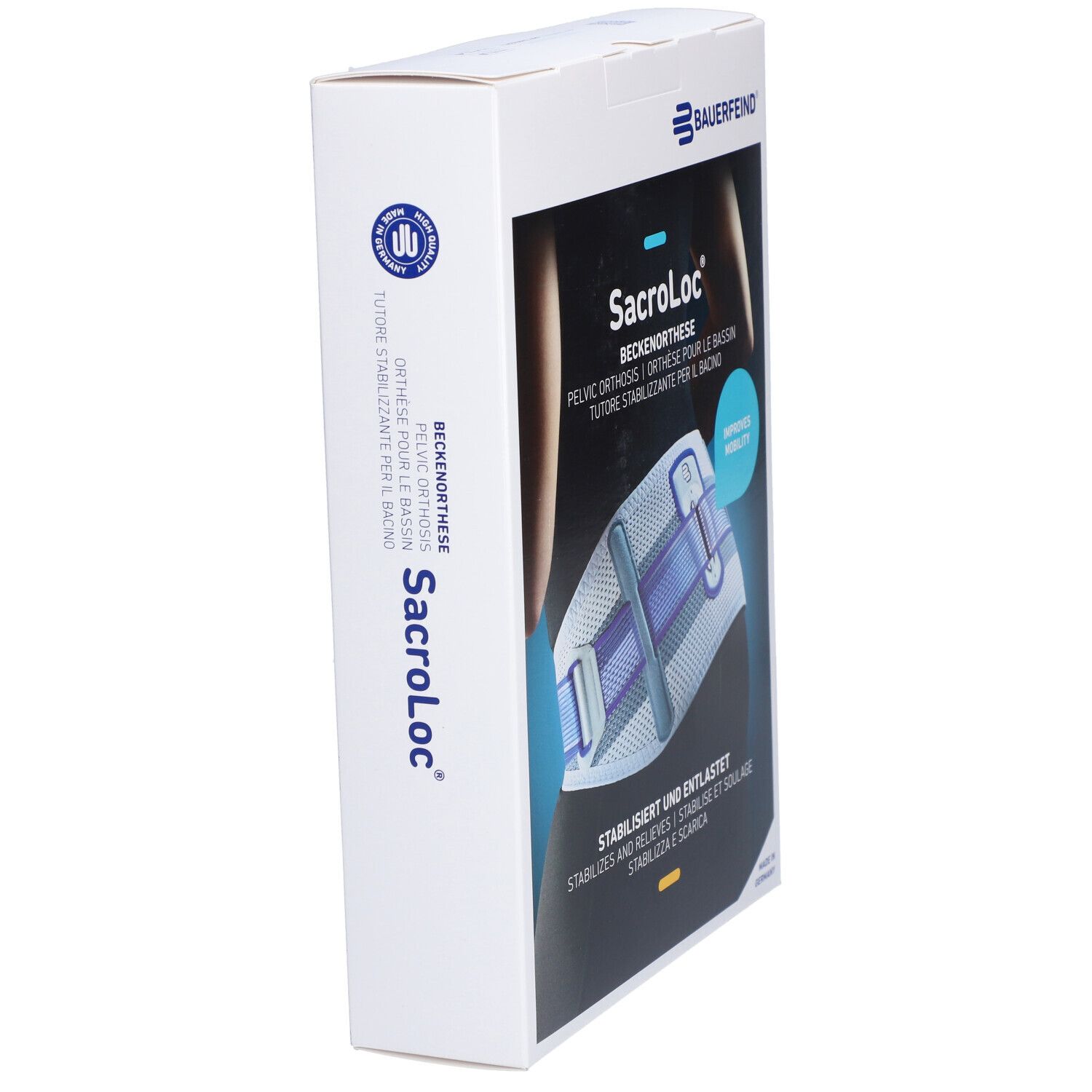 BAUERFEIND® Sacroloc Stabilisierungsorthese für das Becken Größe 3 Titan