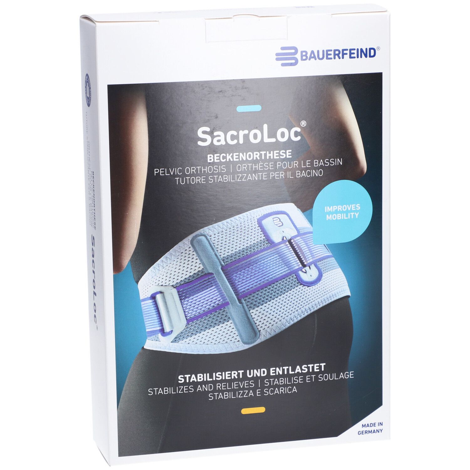 BAUERFEIND® Sacroloc Stabilisierungsorthese für das Becken Größe 3 Titan