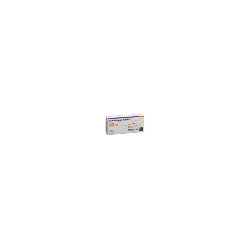 SUMATRIPTAN Mepha Filmtabl 50 mg 12 Stk