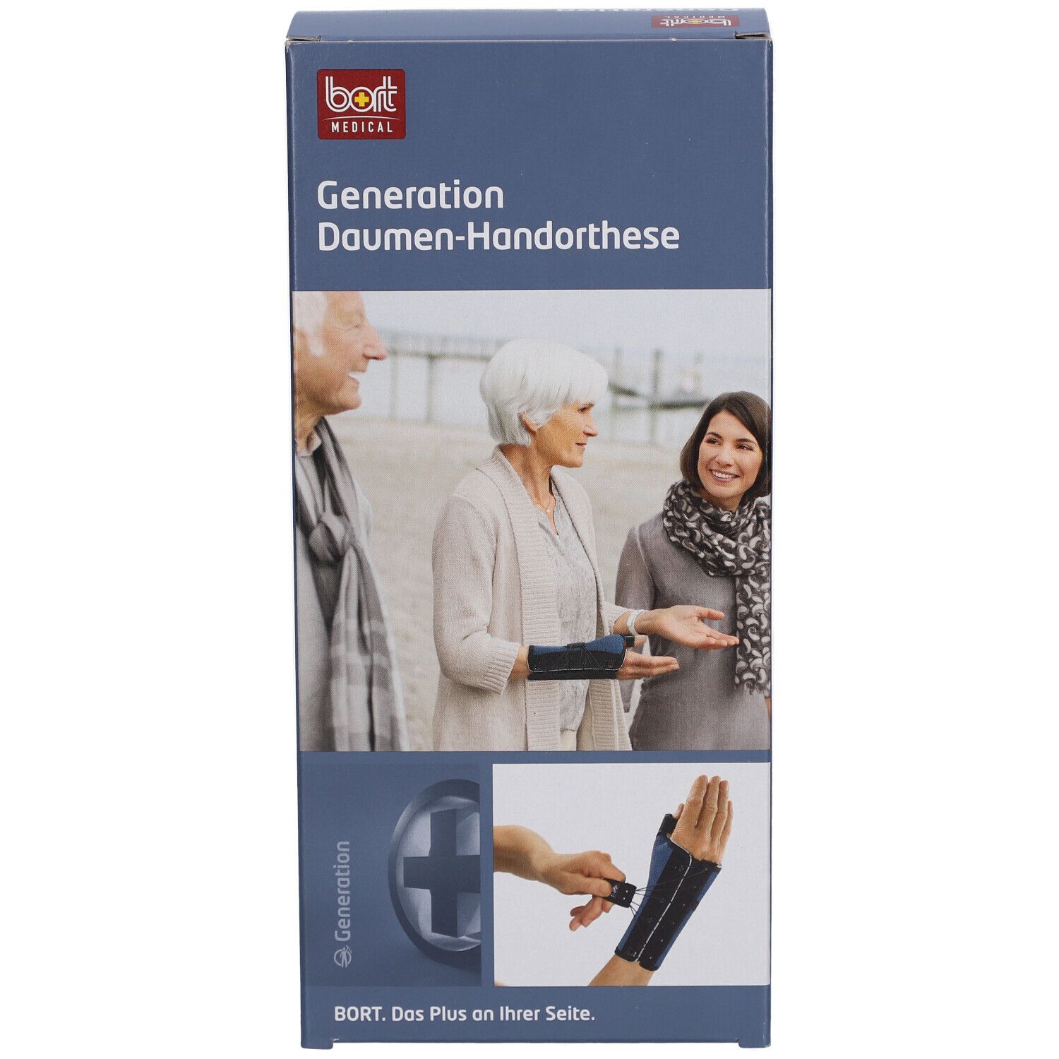 BORT Génération Orthèse de Main pour Pouce S droite bleu