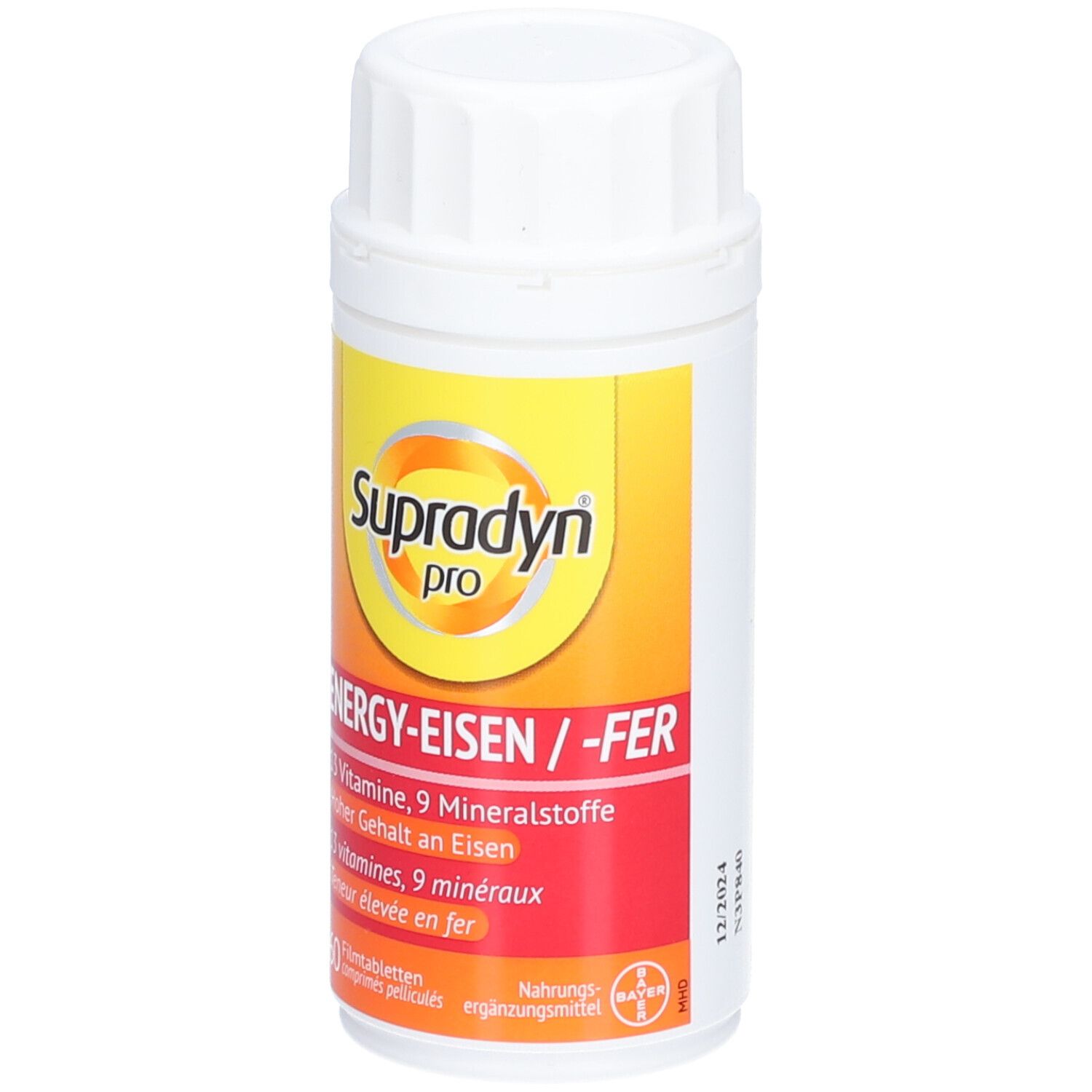 SUPRADYN® Pro Energy-fer Comprimés - 10 % de remise* avec le code "SUPRA10"