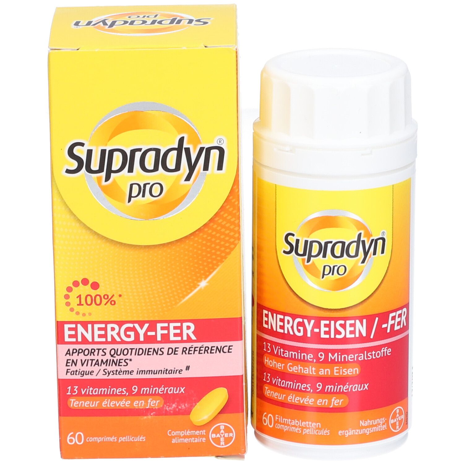 SUPRADYN® Pro Energy-fer Comprimés - 10 % de remise* avec le code "SUPRA10"