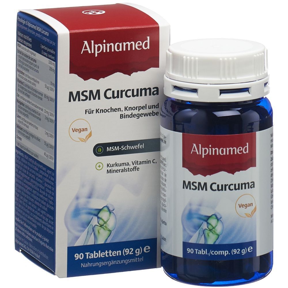 Alpinamed MSM Curcuma Comprimés