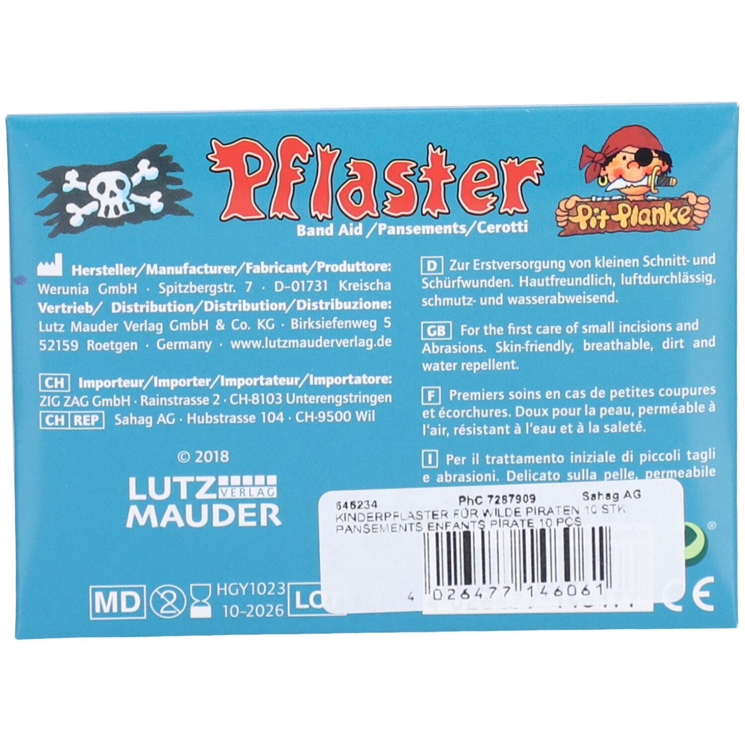 Lutz Mauder® Kinderpflaster Wilde Piraten