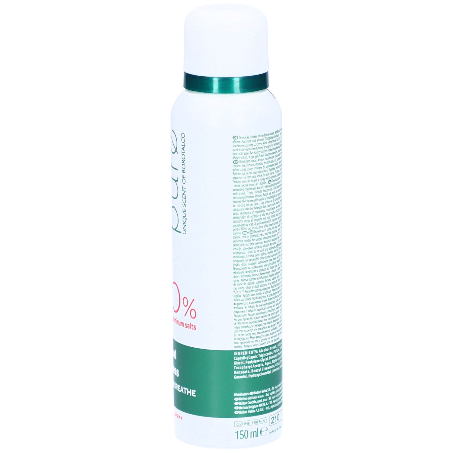 BOROTALCO Pure Déodorant en spray Original