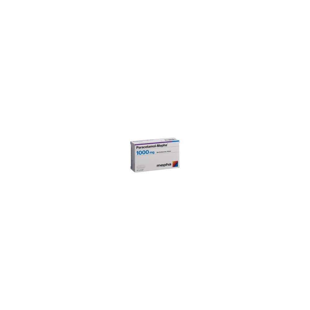 PARACETAMOL Mepha Filmtabl 1000 mg 20 Stk