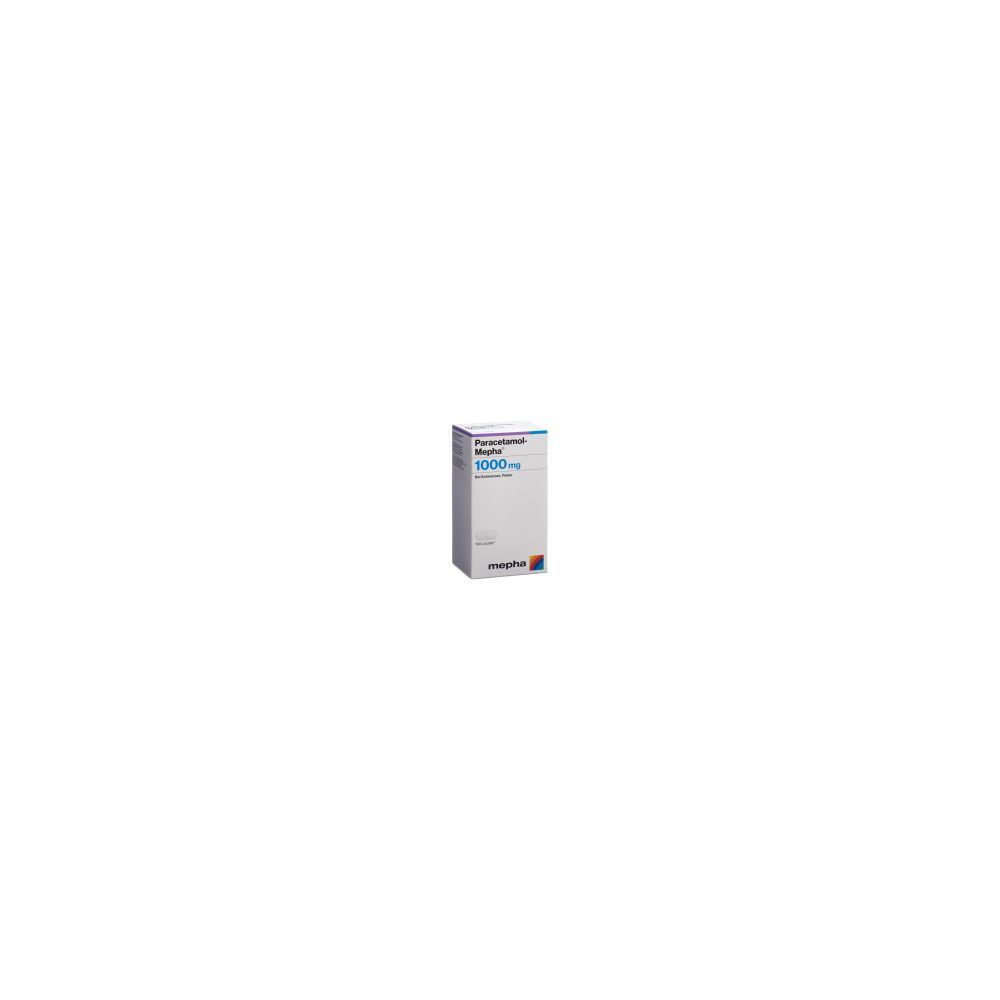 PARACETAMOL Mepha Filmtabl 1000 mg Ds 100 Stk