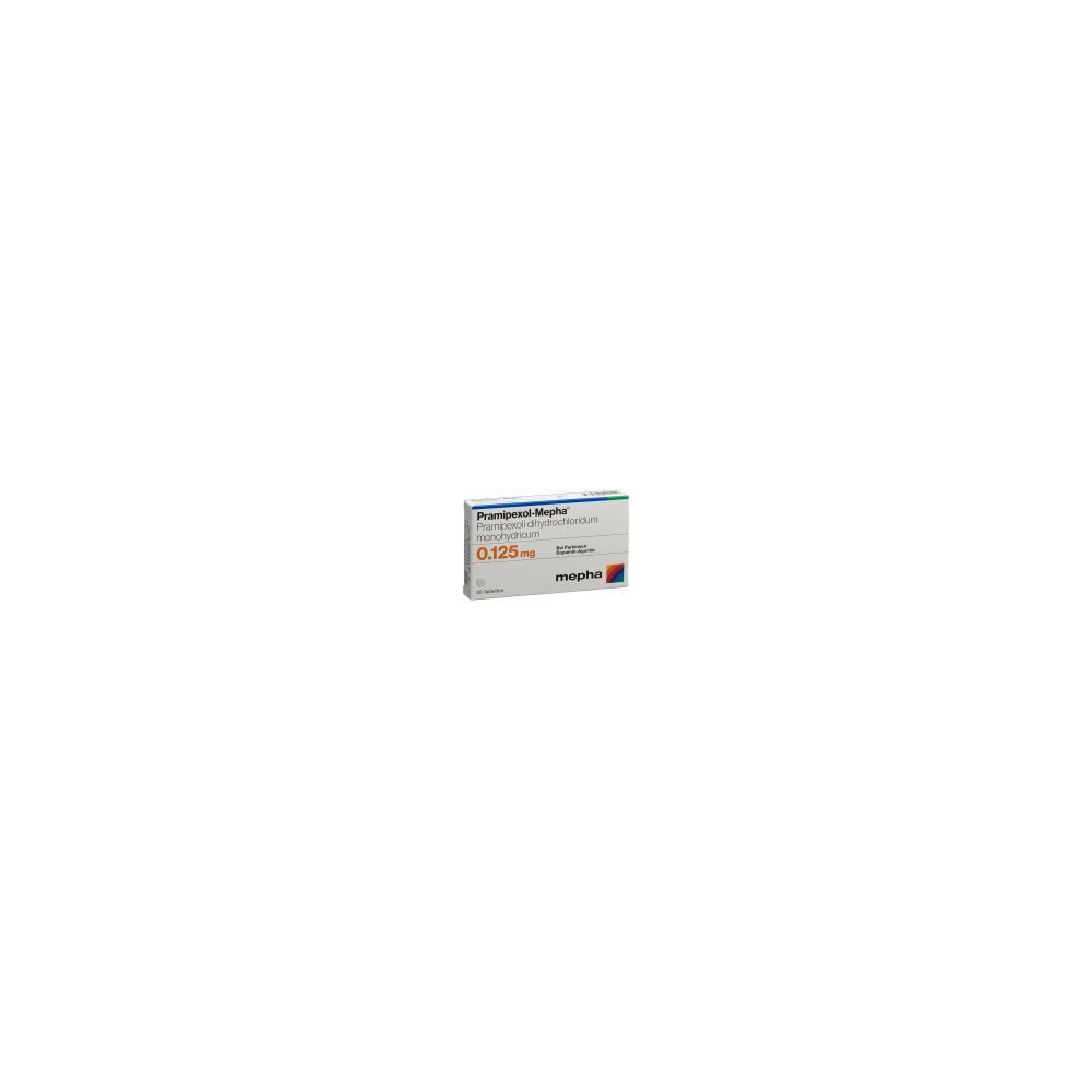 PRAMIPEXOL Mepha Tabl 0.125 mg 30 Stk