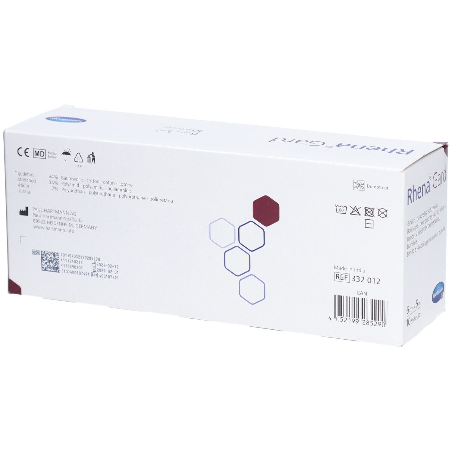 RHENA GARD Elastische Binde 5 m x 6 cm