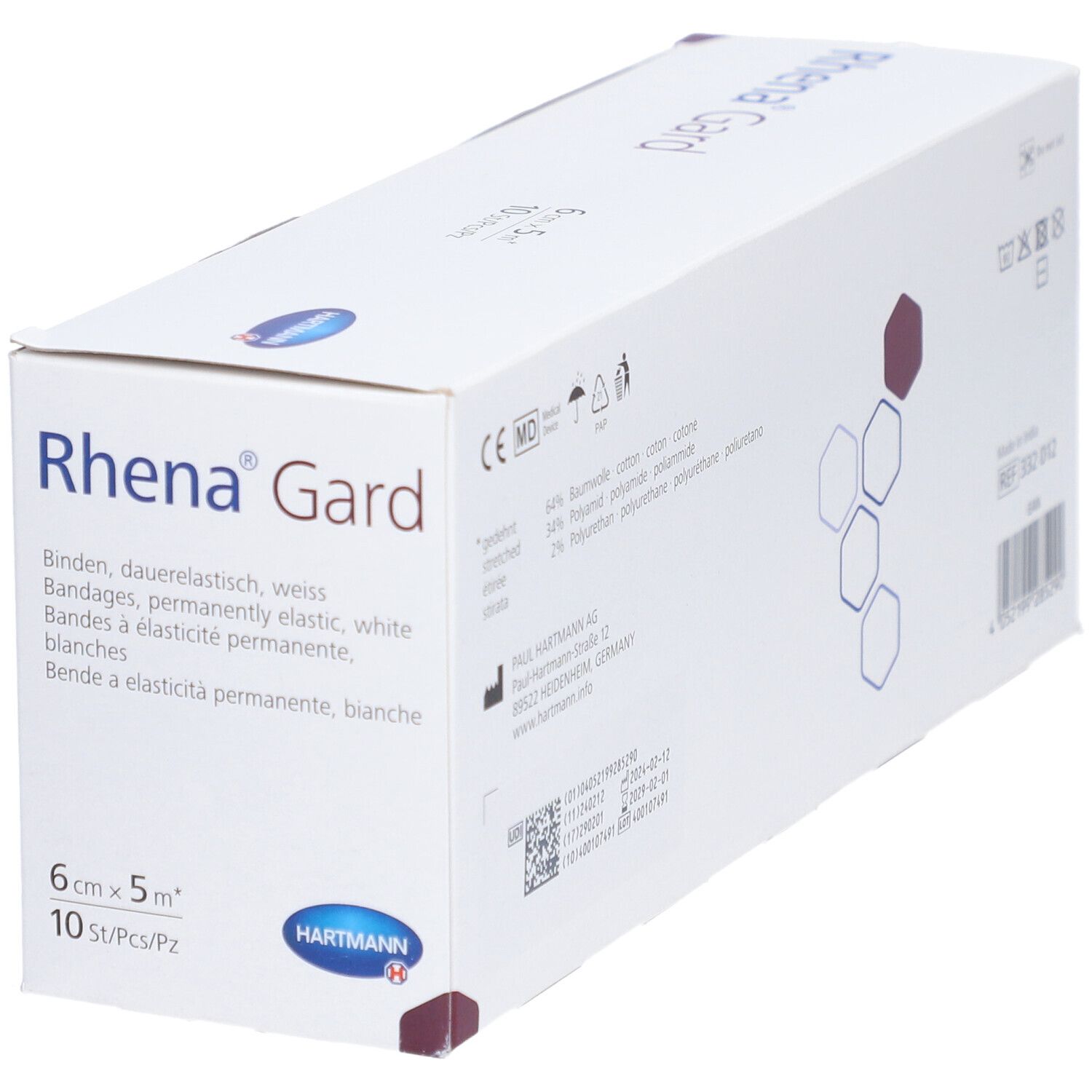 RHENA GARD Elastische Binde 5 m x 6 cm