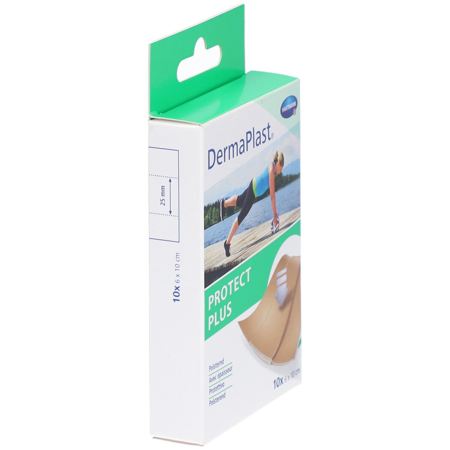 HARTMANN Dermaplast® Protect Plus Zuschneidbare Pflaster 6 x 10 cm