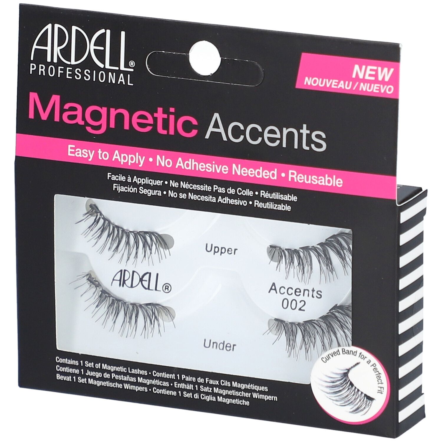 ARDELL Falsche magnetische Wimpern Accent 002