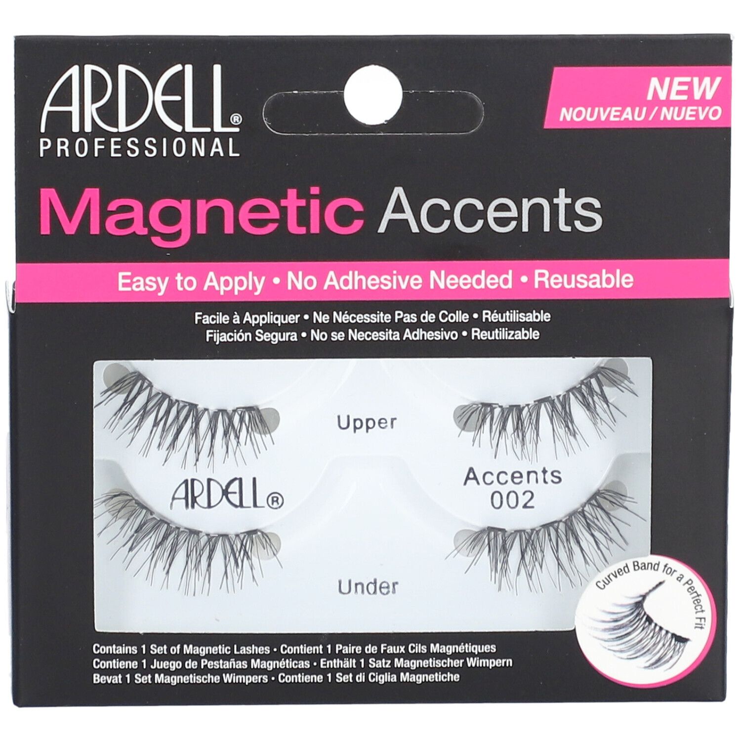 ARDELL Falsche magnetische Wimpern Accent 002