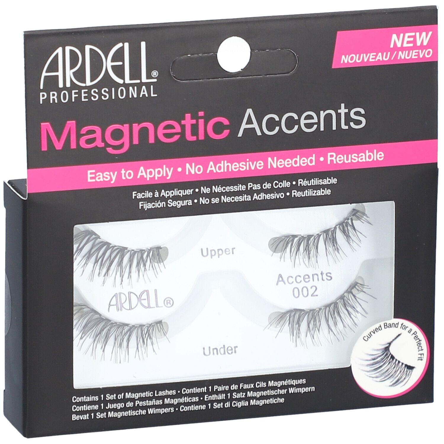 ARDELL Falsche magnetische Wimpern Accent 002