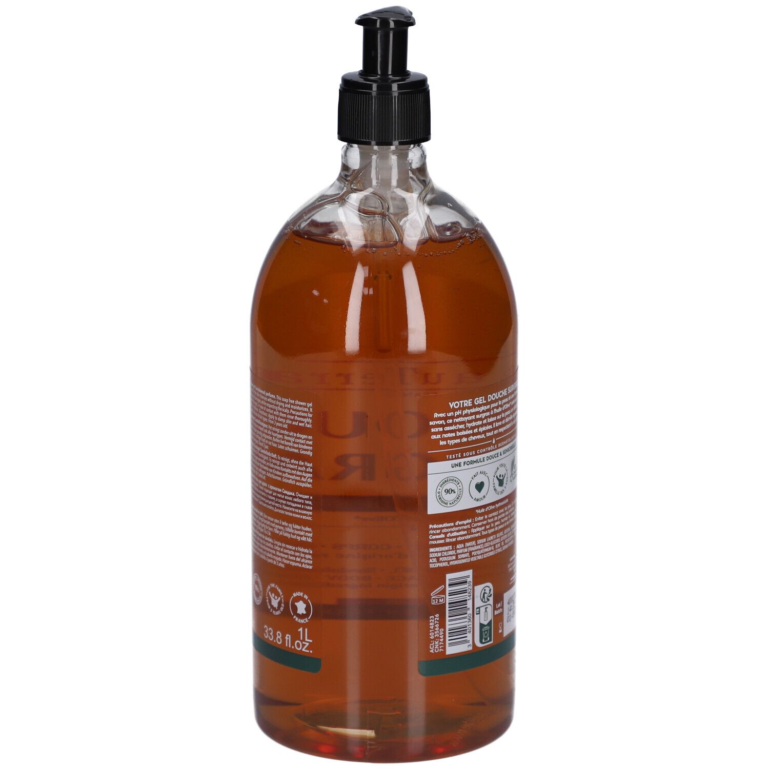 BeauTerra Gel Douche Surgras - Bois de Santal