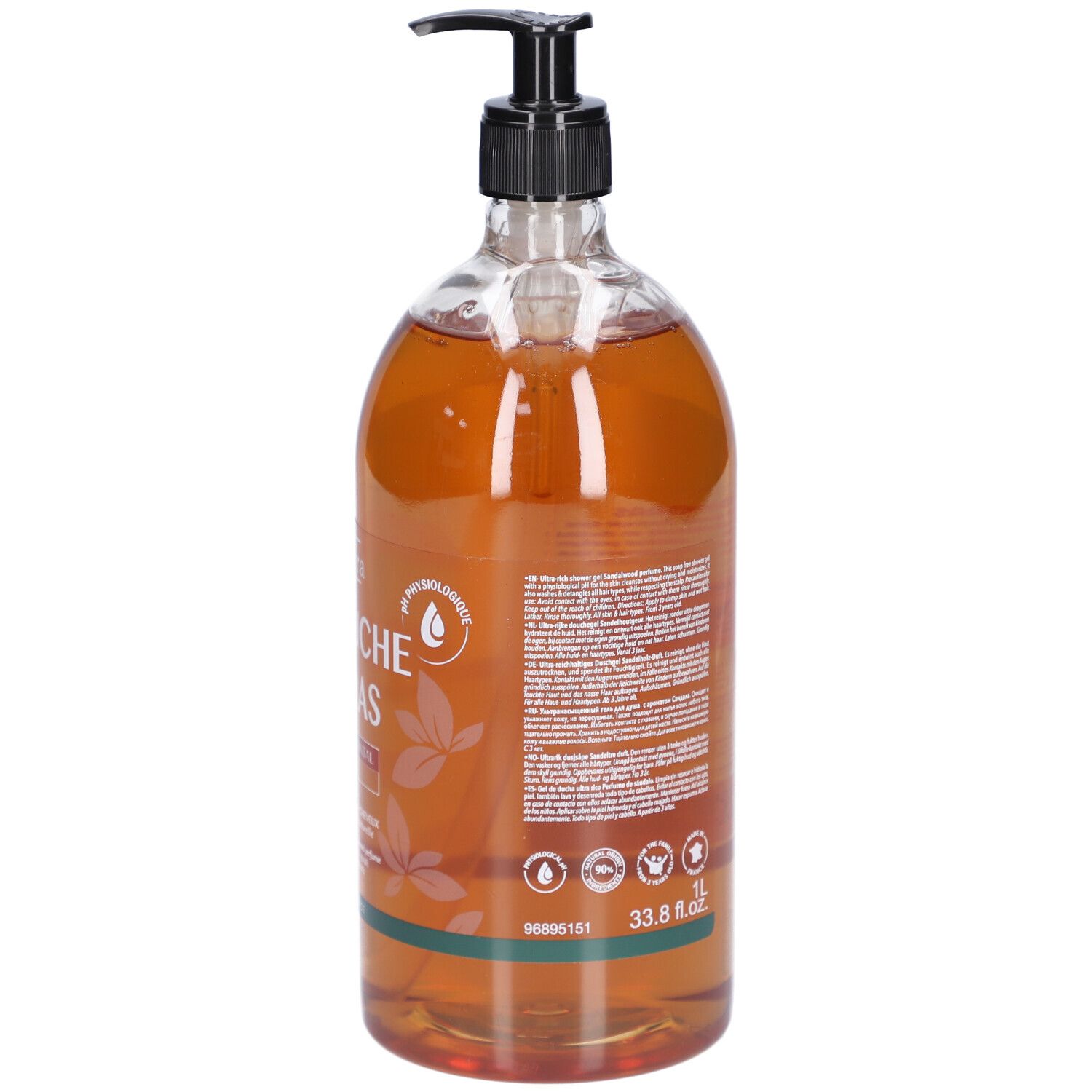 BeauTerra Gel Douche Surgras - Bois de Santal