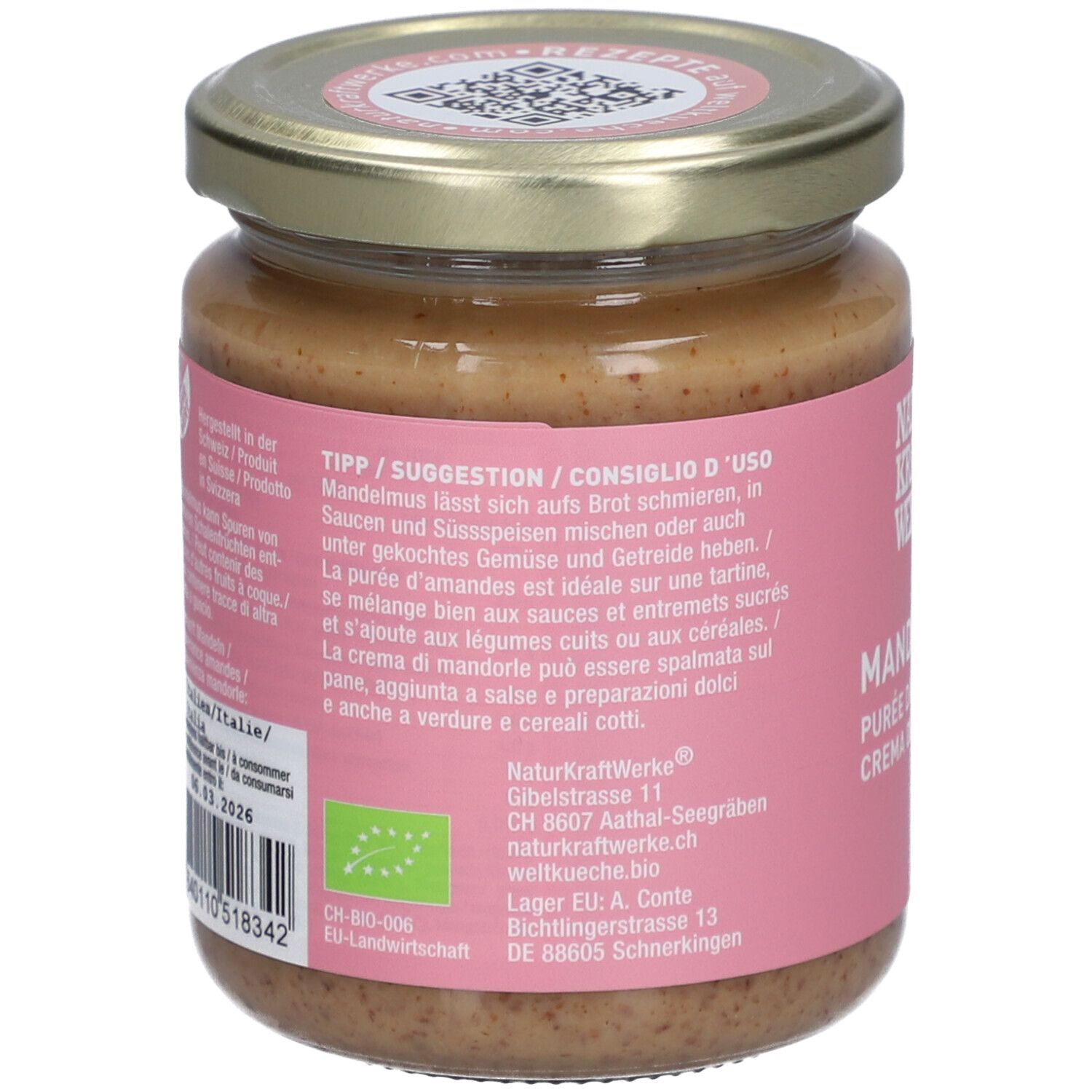 NATURKRAFTWERKE Bio-Mandelpüree
