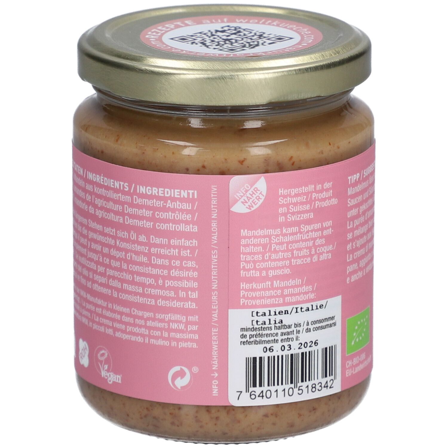 NATURKRAFTWERKE Bio-Mandelpüree