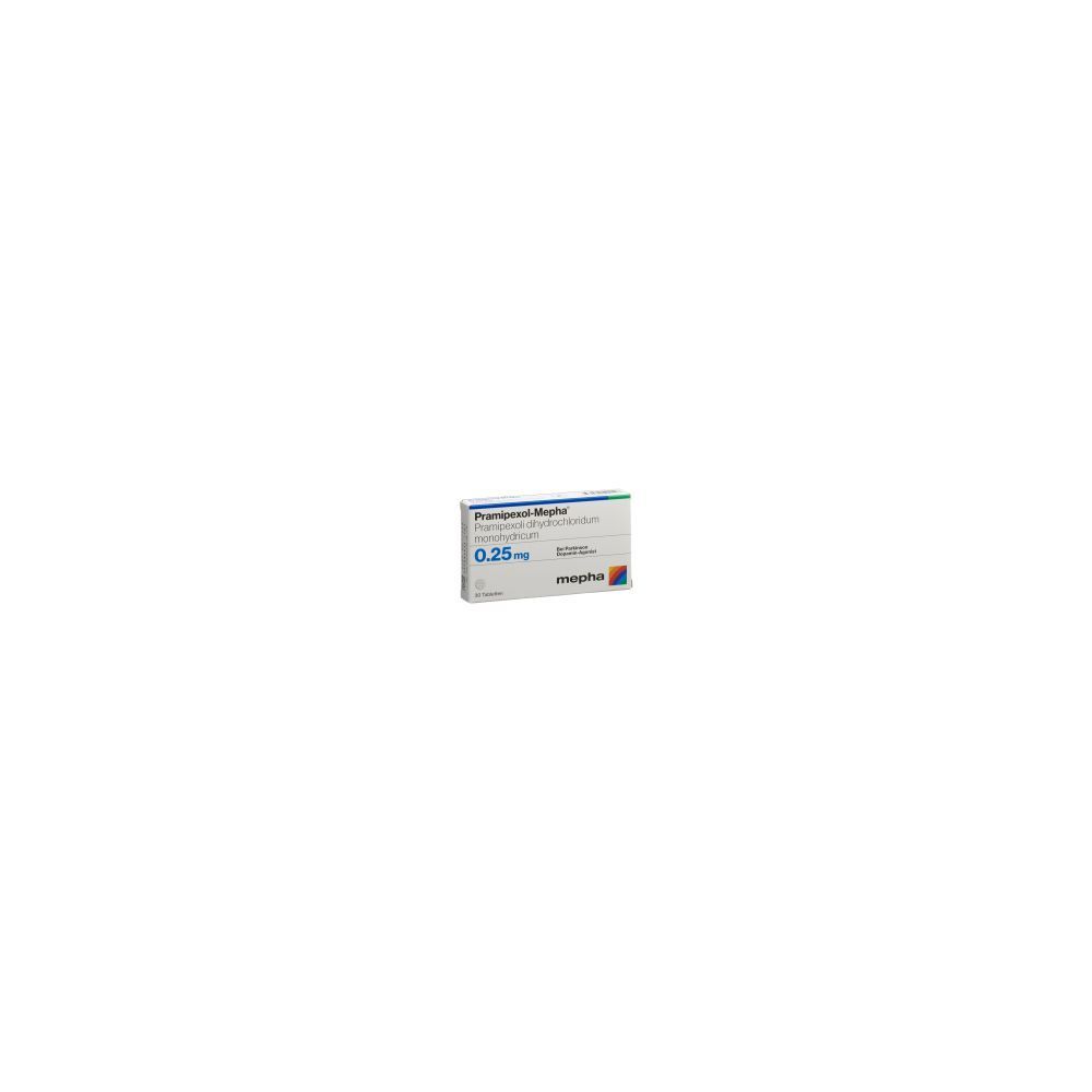 PRAMIPEXOL Mepha Tabl 0.25 mg 30 Stk