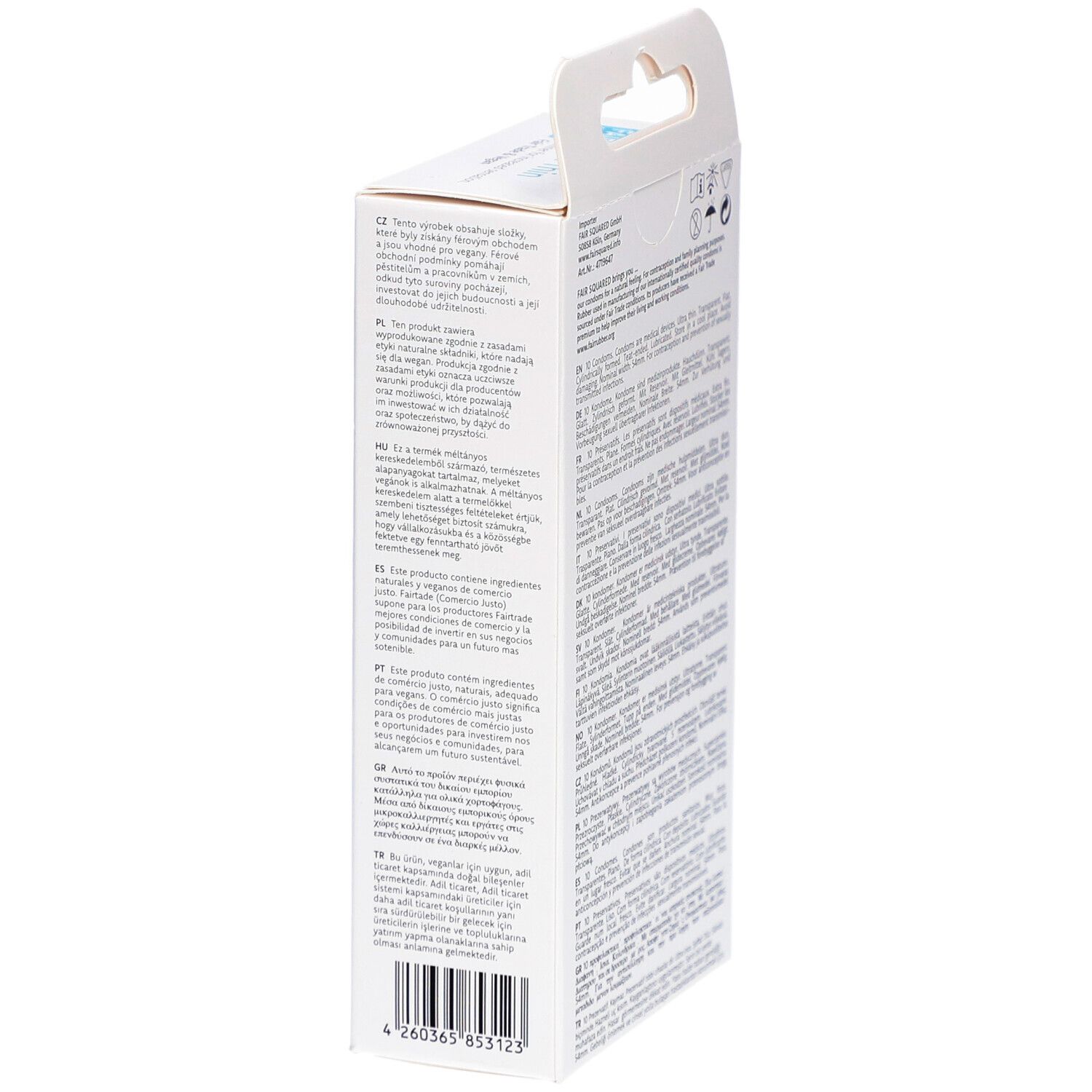 Fair Squared® Ultra Thin Kondome 10 Stück 52 mm