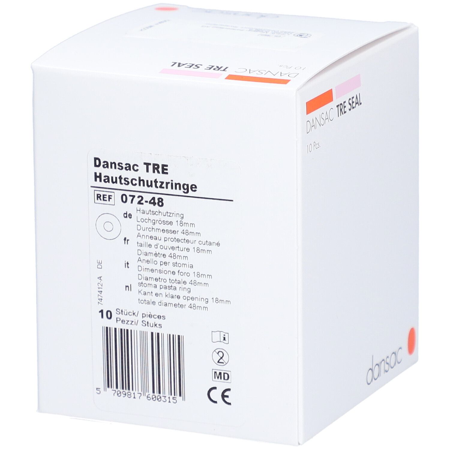 DANSAC TRE Seal Hautschutzr 18/2.3mm Zentr 10 Stk