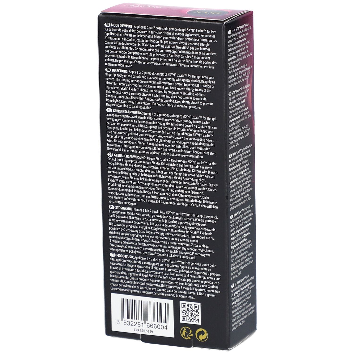 MANIX Skyn Gel Excite Disp 15 ml