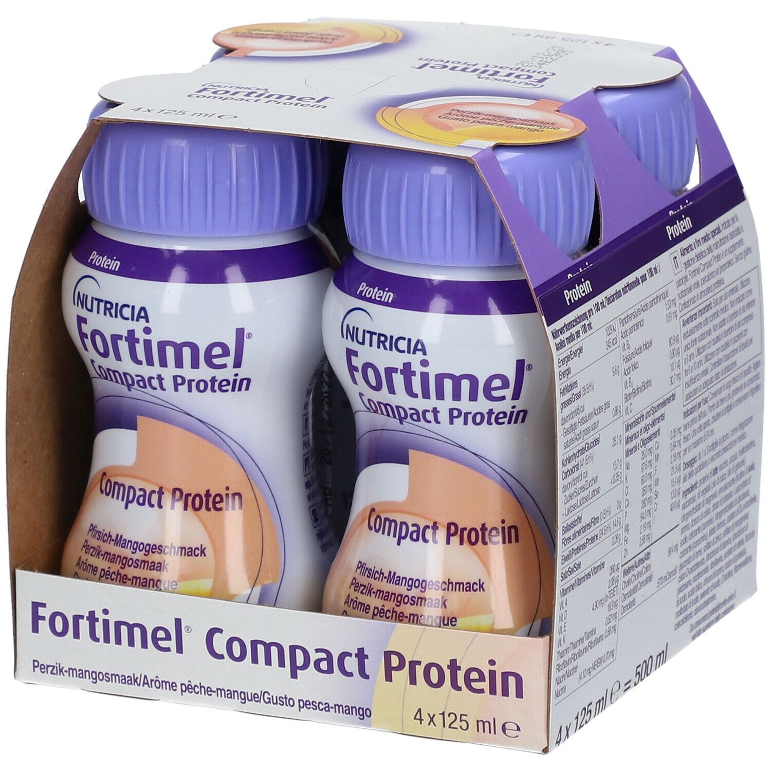 Fortimel Compact Protein Mango Pfirsich