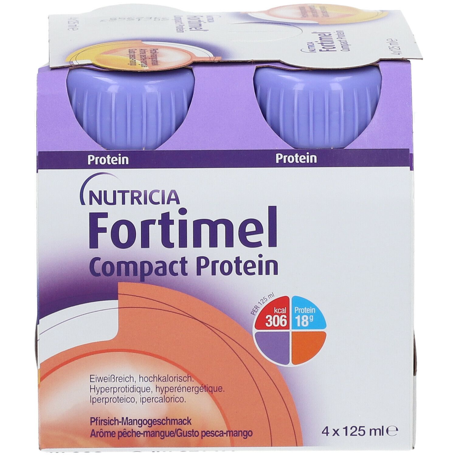 Fortimel Compact Protein Mango Pfirsich