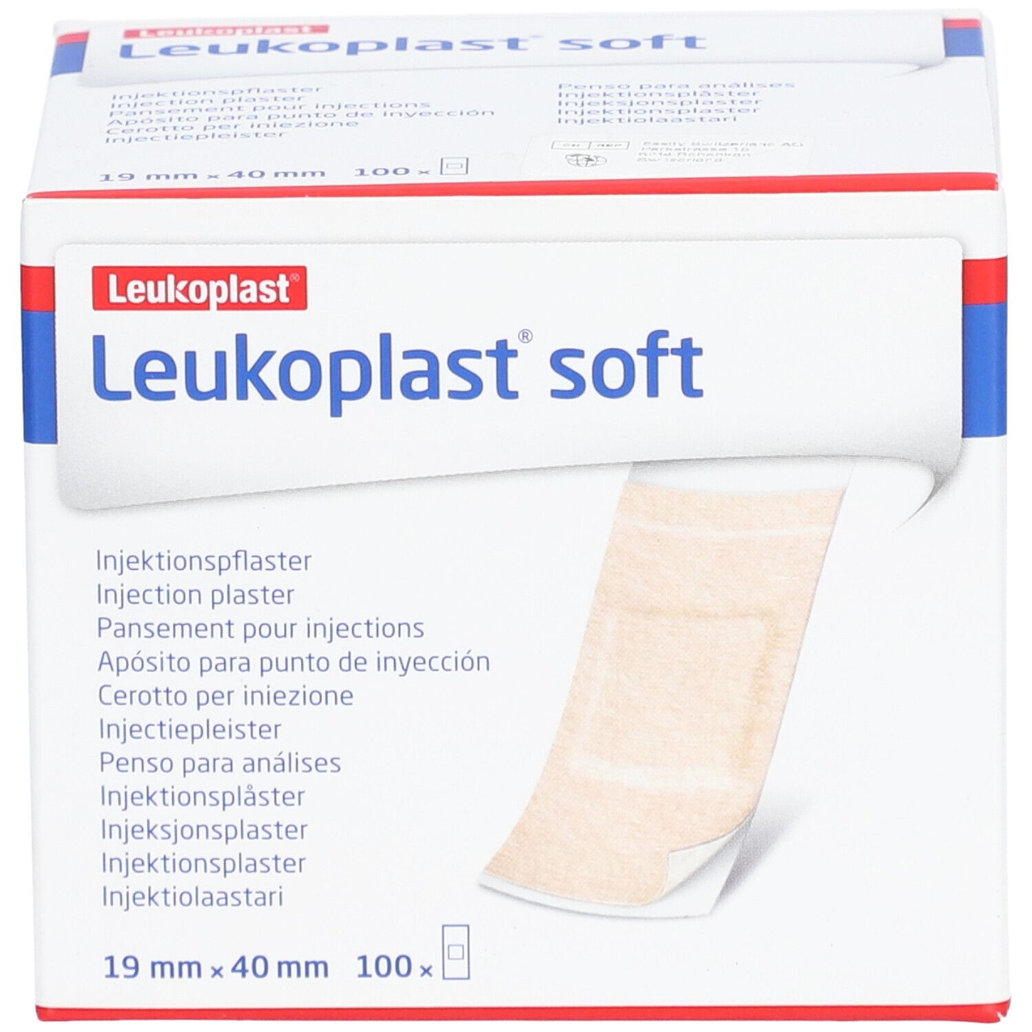 Leukoplast® Soft Injektionspflaster 0,04 m x 1,90 cm