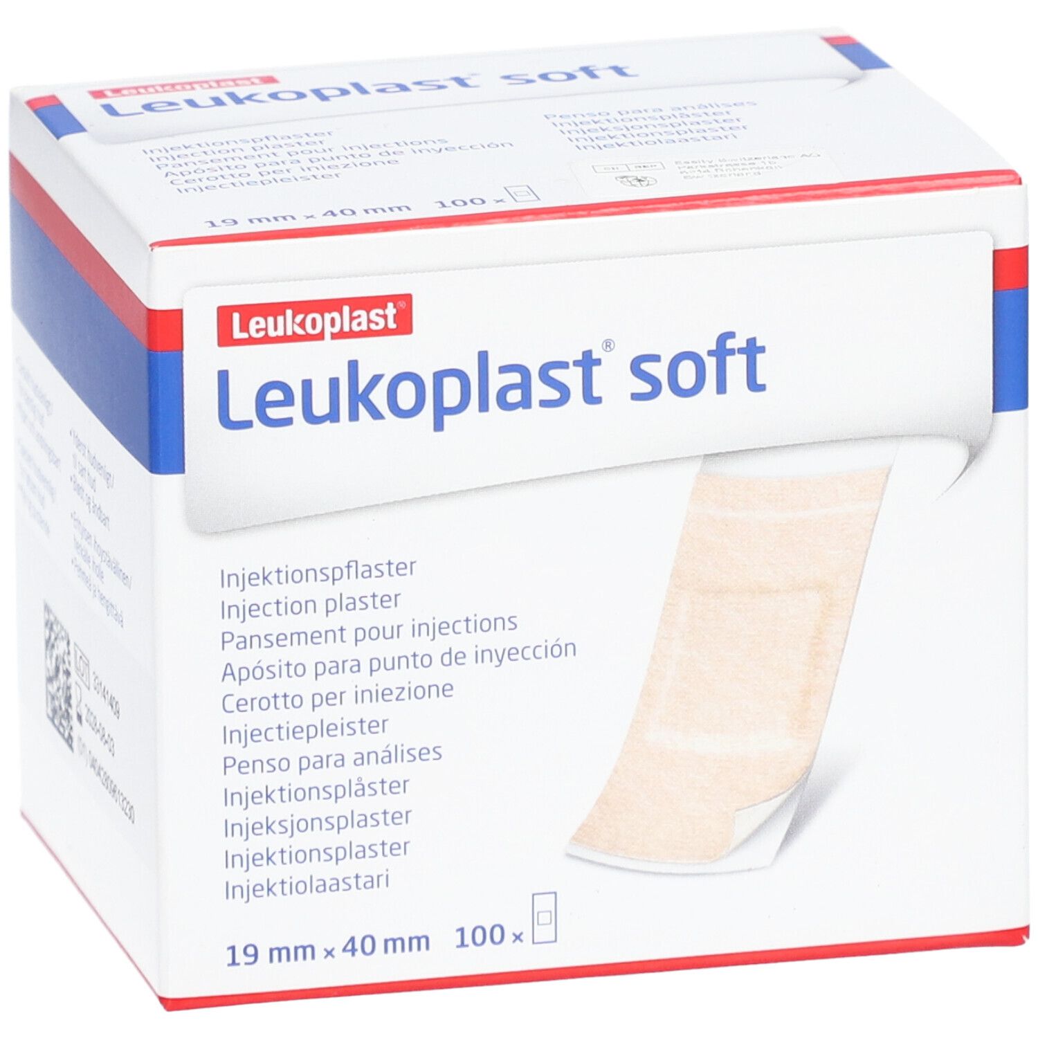 Leukoplast® Soft Injektionspflaster 0,04 m x 1,90 cm