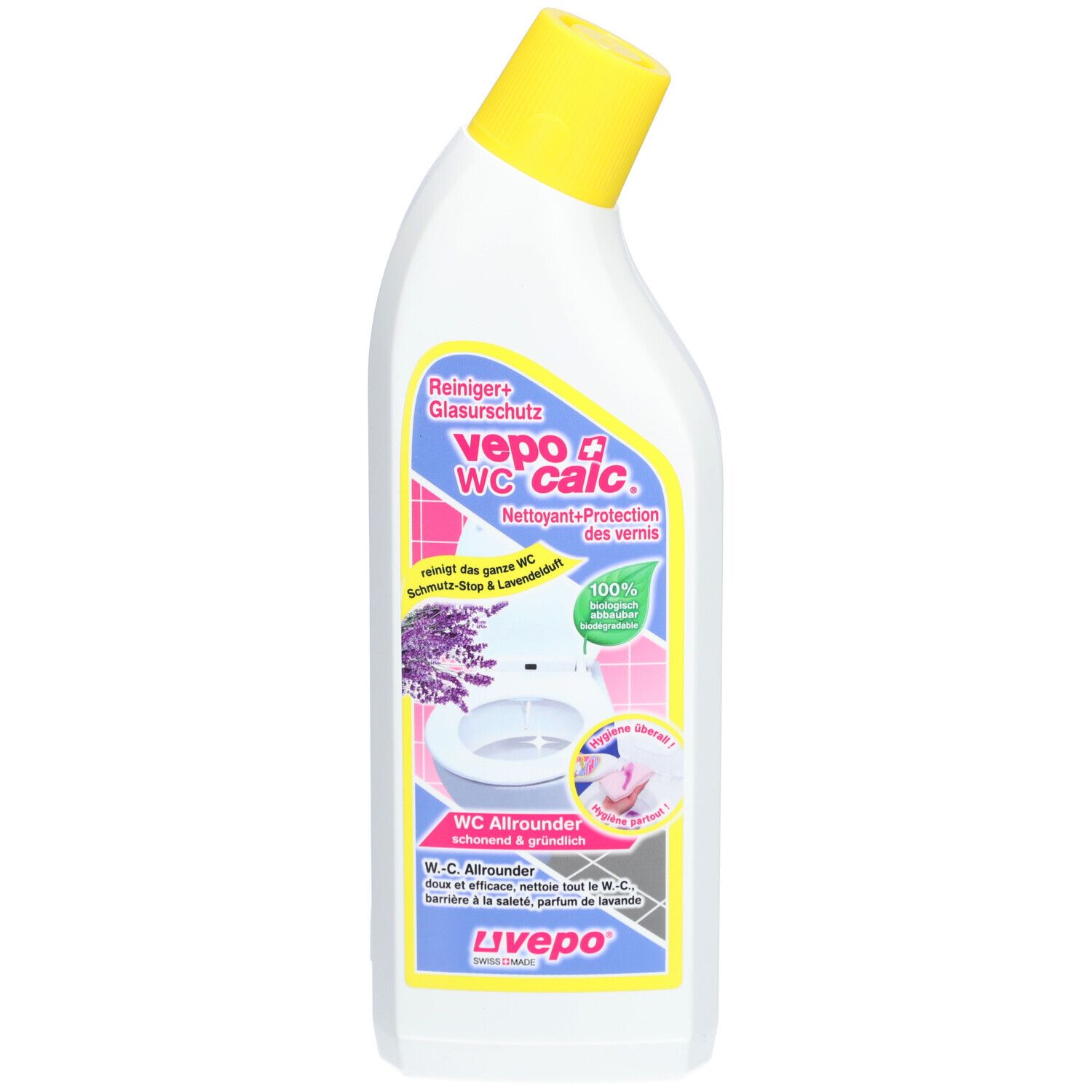 VEPOCALC WC Reiniger + Glasurschutz Fl 750 ml