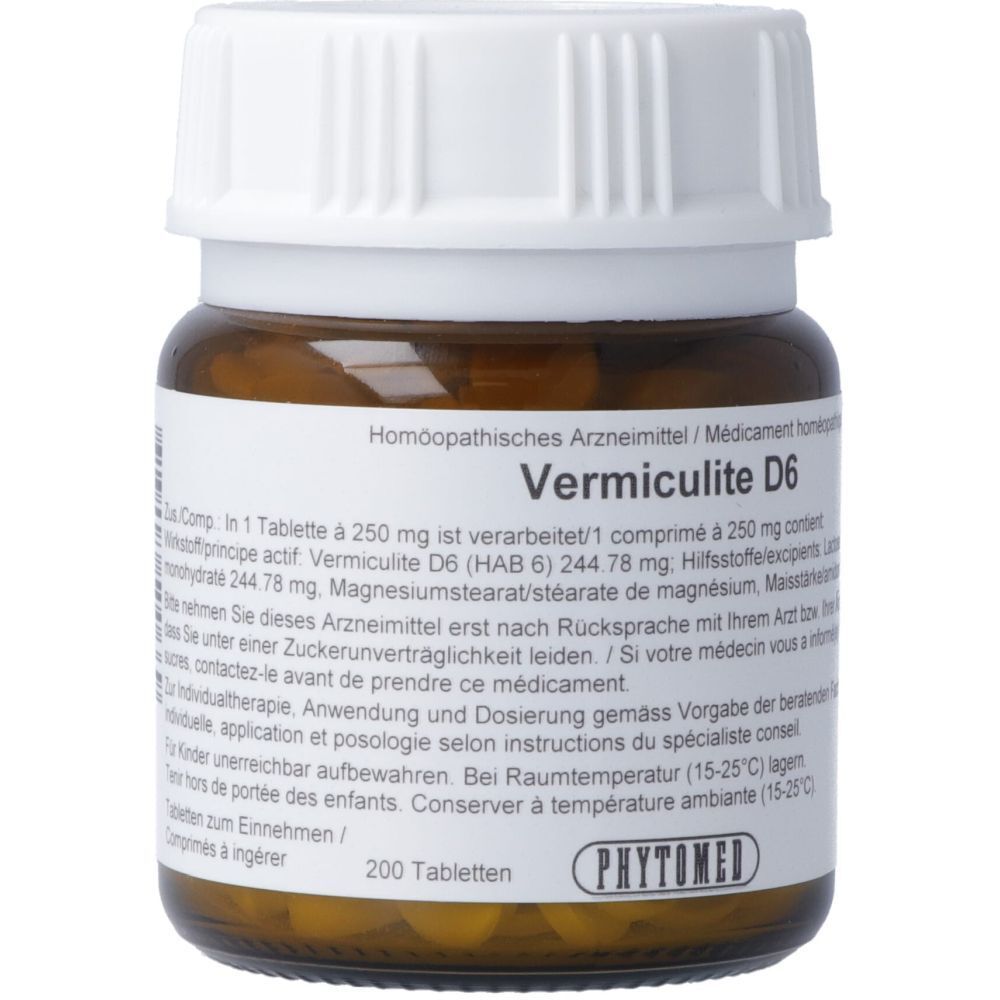 PHYTOMED Vermiculite Tabl D 6 Ds 50 g