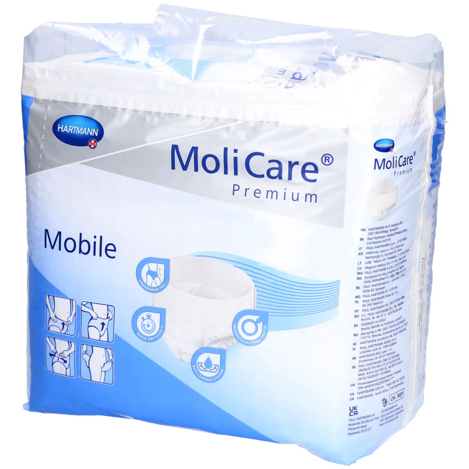 MoliCare® Premium Mobile 6 Tropfen XS – 14 Stück
