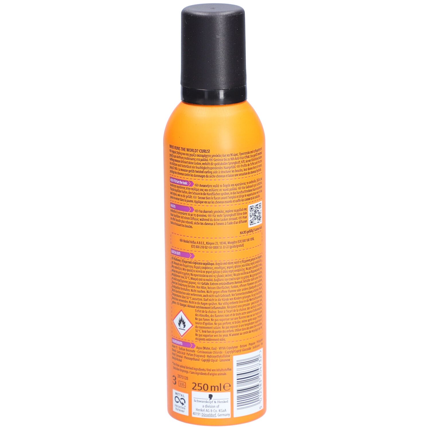 GOT2B twisted mousse 250 ml