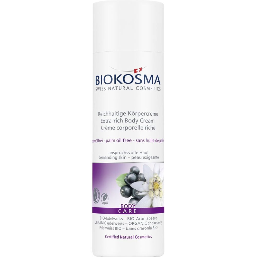 BIOKOSMA Crème corporelle riche - Edelweiss bio