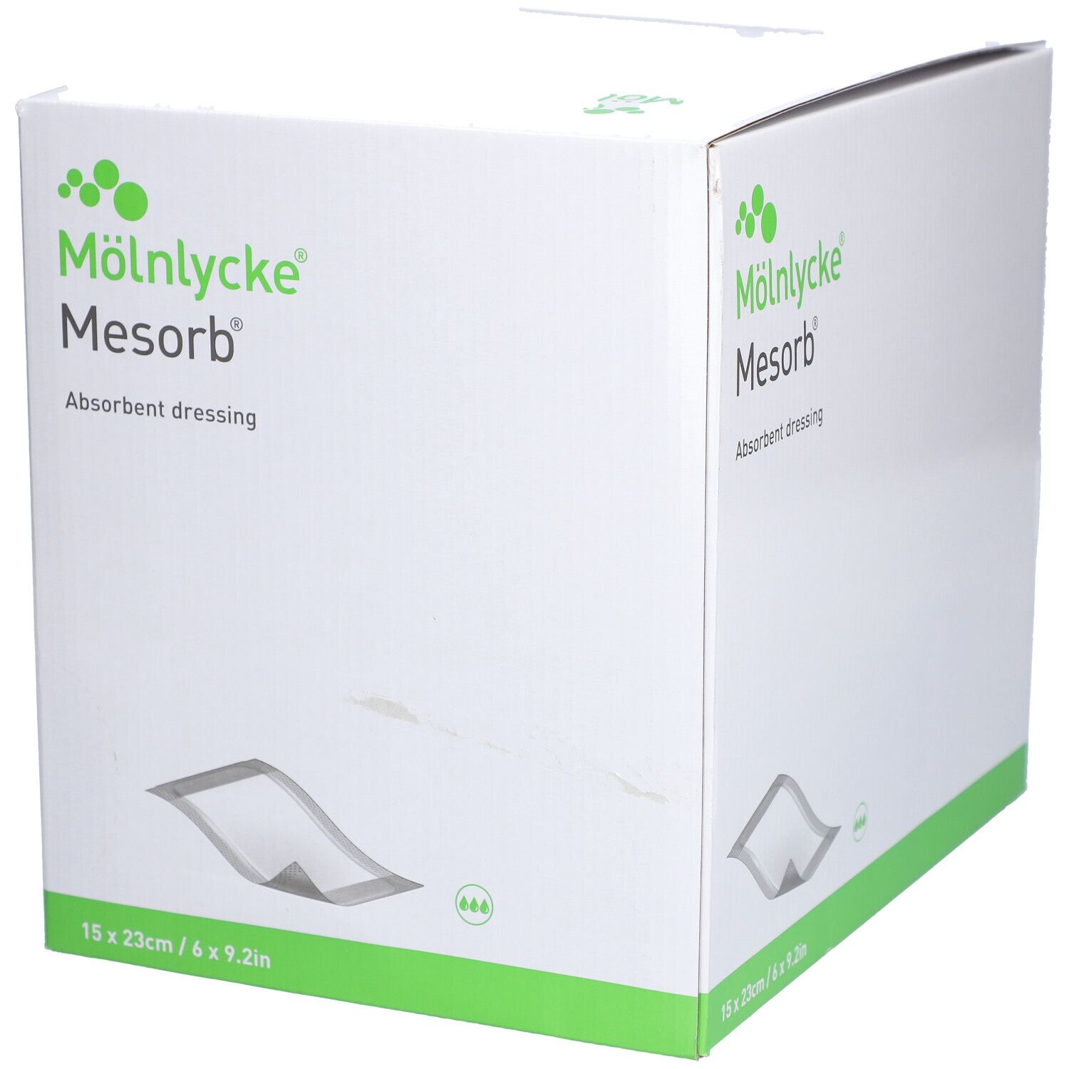 MÖLNLYCKE® Mesorb® Pansement absorbant 15 x 23 cm stérile