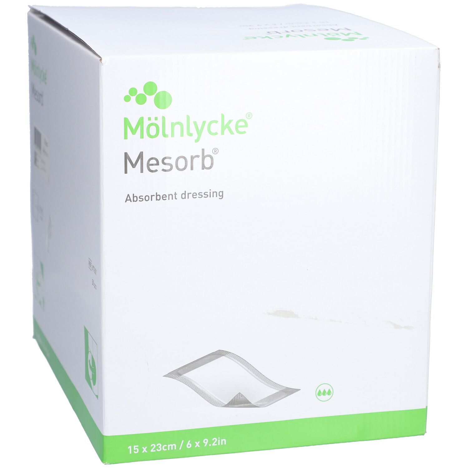 MÖLNLYCKE® Mesorb® Pansement absorbant 15 x 23 cm stérile