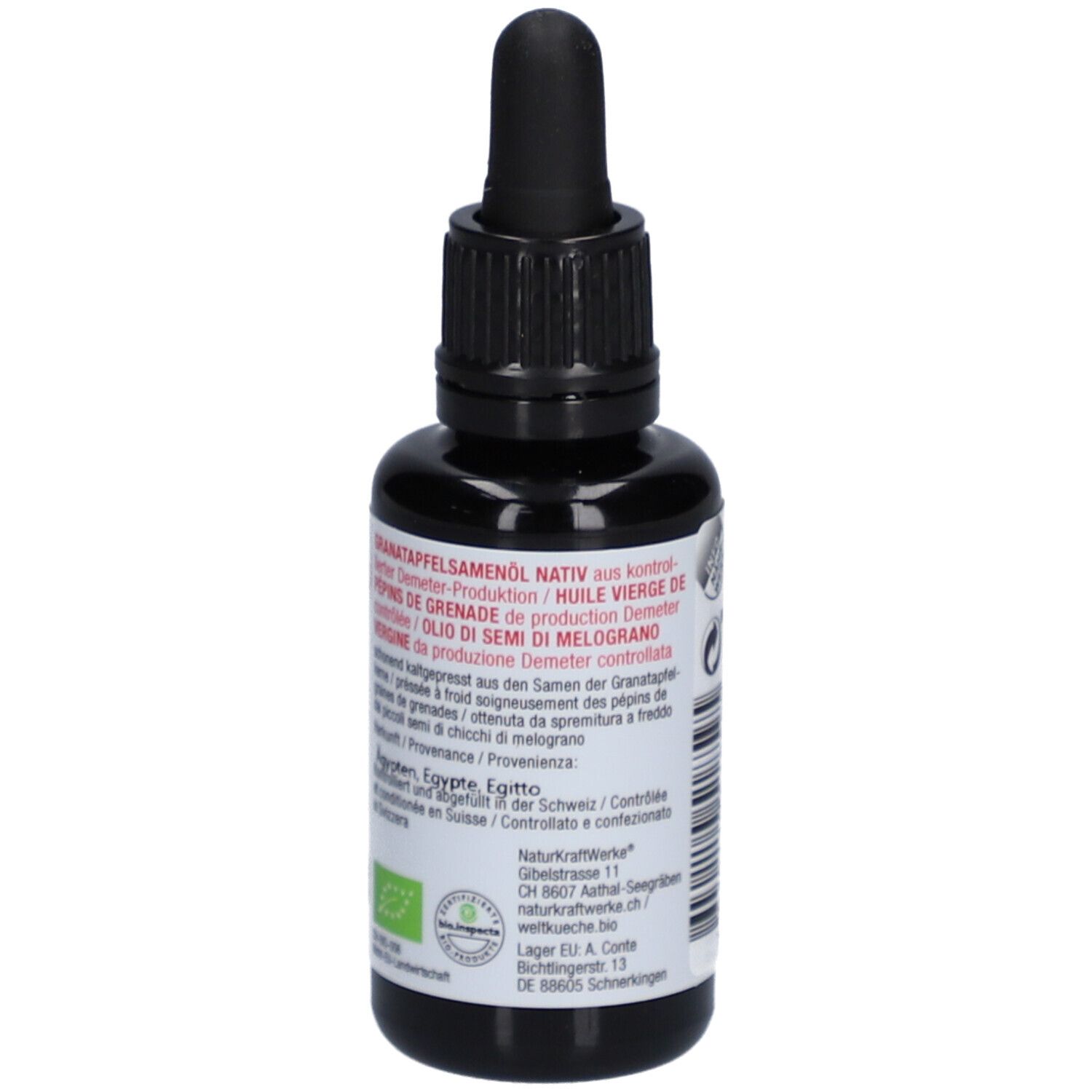 NATURKRAFTWERKE Huile de graines de grenade bio demeter