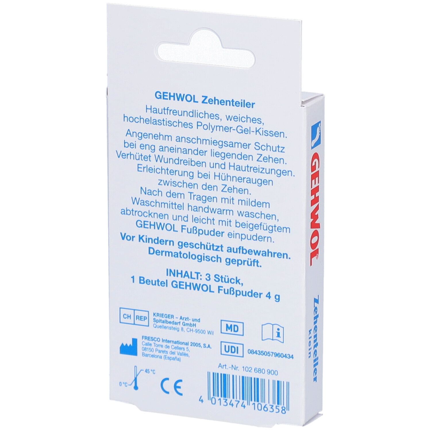 GEHWOL Zehenseparator aus Polymergel small