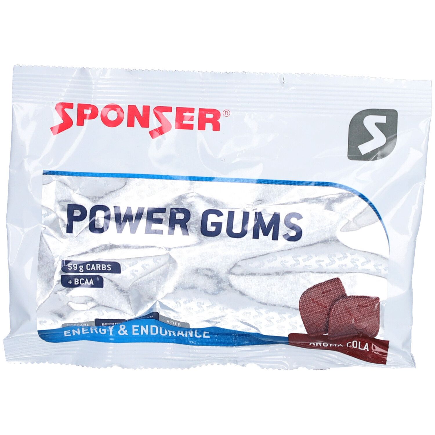 Sponser Power Gums goût cola avec BCAA