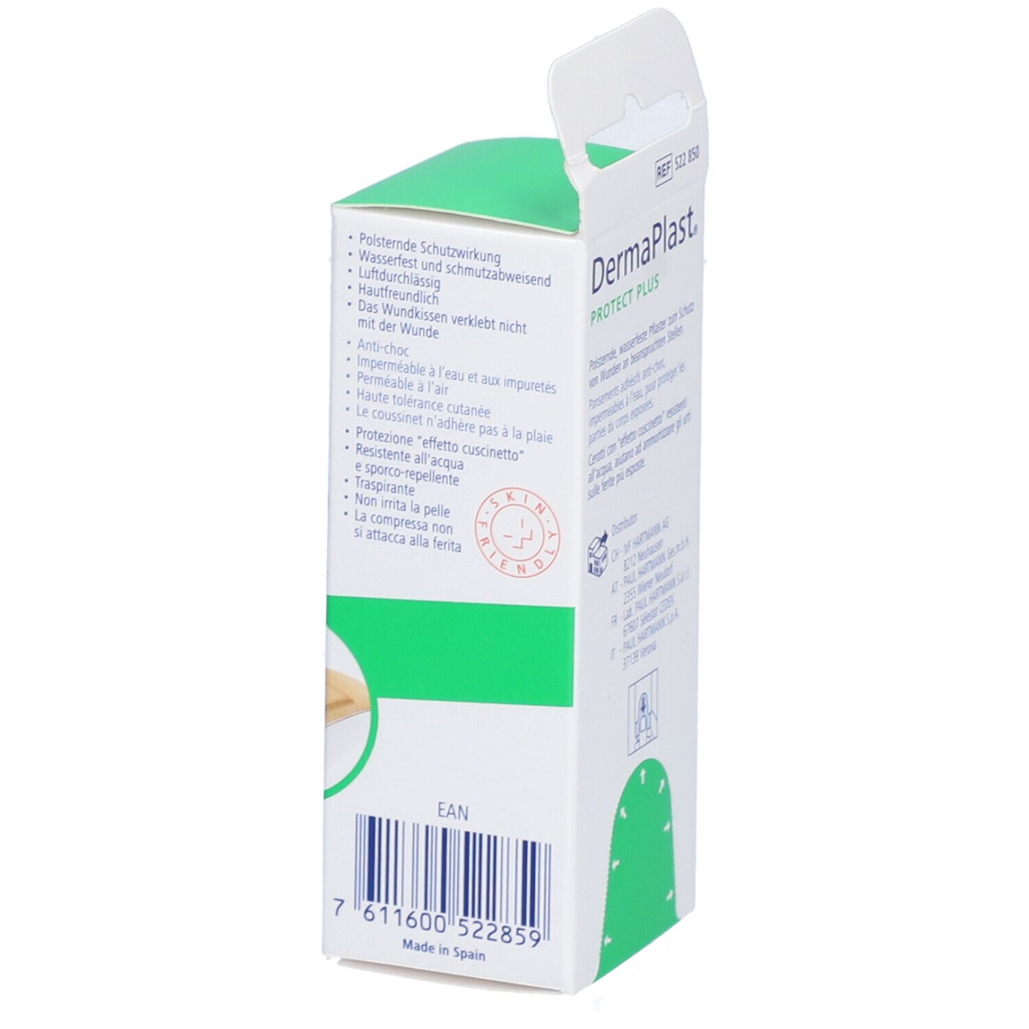 HARTMANN Dermaplast® Protect Plus Express Pflaster 19 x 72 mm